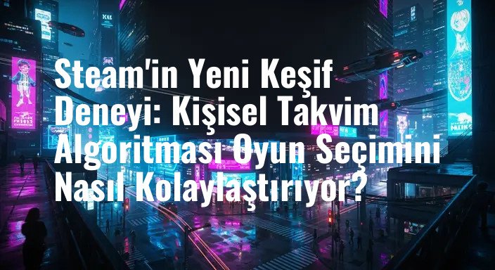 Steam'in Yeni Keşif Deneyi: Kişisel Takvim Algoritması Oyun Seçimini Nasıl Kolaylaştırıyor?