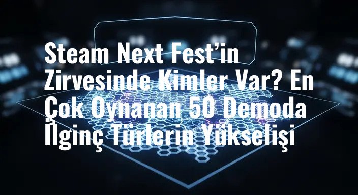 Steam Next Fest’in Zirvesinde Kimler Var? En Çok Oynanan 50 Demoda İlginç Türlerin Yükselişi