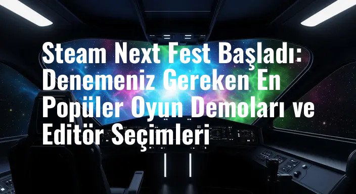 Steam Next Fest Başladı: Denemeniz Gereken En Popüler Oyun Demoları ve Editör Seçimleri
