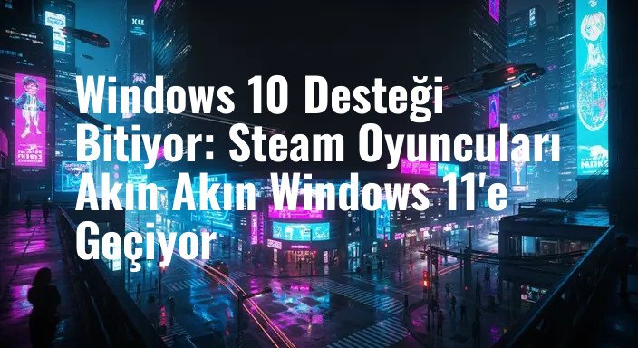 Windows 10 Desteği Bitiyor: Steam Oyuncuları Akın Akın Windows 11'e Geçiyor