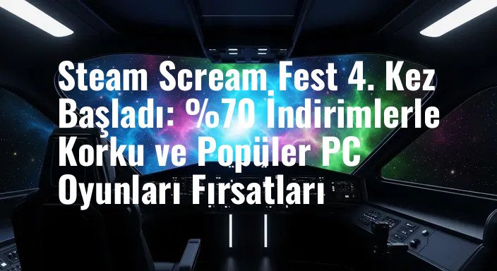 Steam Scream Fest 4. Kez Başladı: %70 İndirimlerle Korku ve Popüler PC Oyunları Fırsatları
