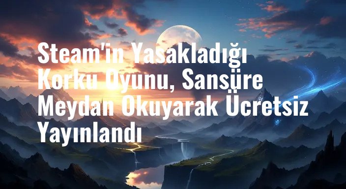Steam'in Yasakladığı Korku Oyunu, Sansüre Meydan Okuyarak Ücretsiz Yayınlandı