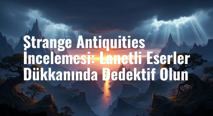 Strange Antiquities İncelemesi: Lanetli Eserler Dükkanında Dedektif Olun