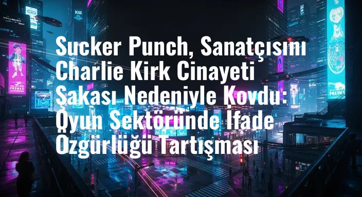 Sucker Punch, Sanatçısını Charlie Kirk Cinayeti Şakası Nedeniyle Kovdu: Oyun Sektöründe İfade Özgürlüğü Tartışması