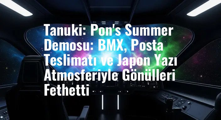 Tanuki: Pon's Summer Demosu: BMX, Posta Teslimatı ve Japon Yazı Atmosferiyle Gönülleri Fethetti