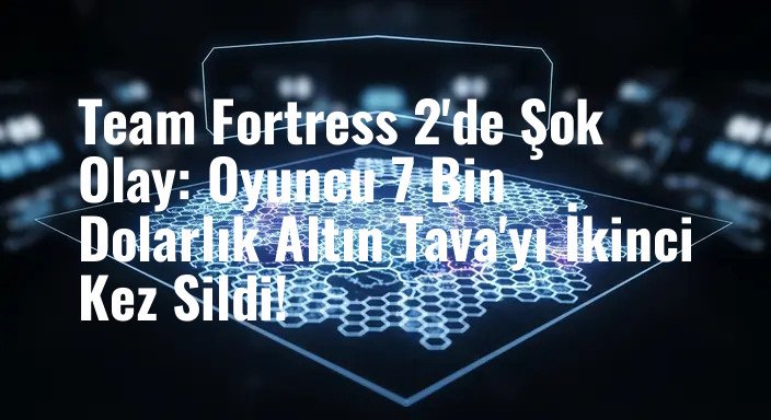 Team Fortress 2'de Şok Olay: Oyuncu 7 Bin Dolarlık Altın Tava'yı İkinci Kez Sildi!