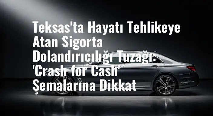 Teksas'ta Hayatı Tehlikeye Atan Sigorta Dolandırıcılığı Tuzağı: 'Crash for Cash' Şemalarına Dikkat