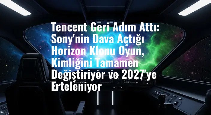 Tencent Geri Adım Attı: Sony'nin Dava Açtığı Horizon Klonu Oyun, Kimliğini Tamamen Değiştiriyor ve 2027'ye Erteleniyor