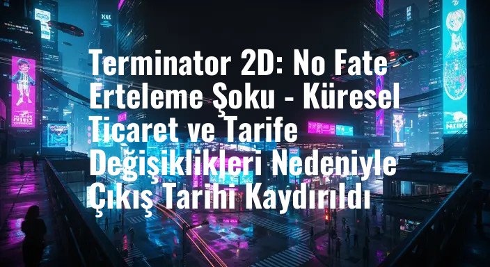 Terminator 2D: No Fate Erteleme Şoku - Küresel Ticaret ve Tarife Değişiklikleri Nedeniyle Çıkış Tarihi Kaydırıldı