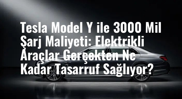 Tesla Model Y ile 3000 Mil Şarj Maliyeti: Elektrikli Araçlar Gerçekten Ne Kadar Tasarruf Sağlıyor?
