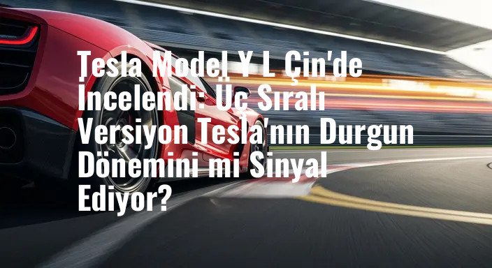 Tesla Model Y L Çin'de İncelendi: Üç Sıralı Versiyon Tesla'nın Durgun Dönemini mi Sinyal Ediyor?