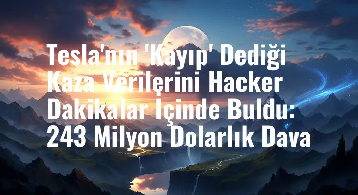 Tesla'nın 'Kayıp' Dediği Kaza Verilerini Hacker Dakikalar İçinde Buldu: 243 Milyon Dolarlık Dava