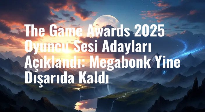 The Game Awards 2025 Oyuncu Sesi Adayları Açıklandı: Megabonk Yine Dışarıda Kaldı
