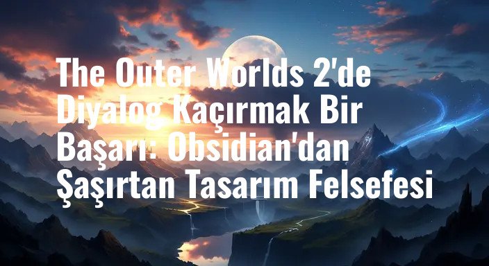The Outer Worlds 2'de Diyalog Kaçırmak Bir Başarı: Obsidian'dan Şaşırtan Tasarım Felsefesi