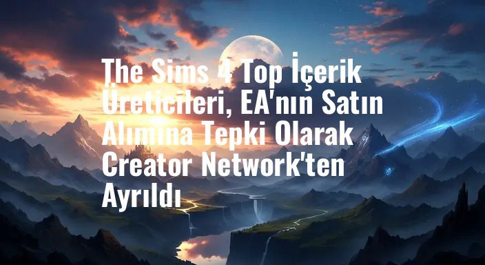 The Sims 4 Top İçerik Üreticileri, EA'nın Satın Alımına Tepki Olarak Creator Network'ten Ayrıldı