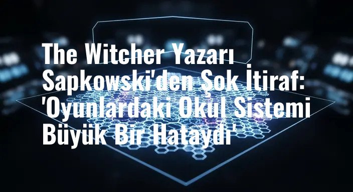 The Witcher Yazarı Sapkowski'den Şok İtiraf: 'Oyunlardaki Okul Sistemi Büyük Bir Hataydı'