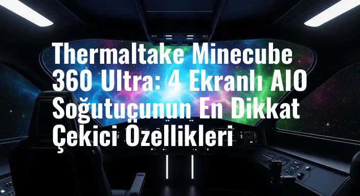 Thermaltake Minecube 360 Ultra: 4 Ekranlı AIO Soğutucunun En Dikkat Çekici Özellikleri