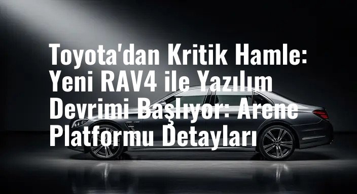Toyota'dan Kritik Hamle: Yeni RAV4 ile Yazılım Devrimi Başlıyor: Arene Platformu Detayları