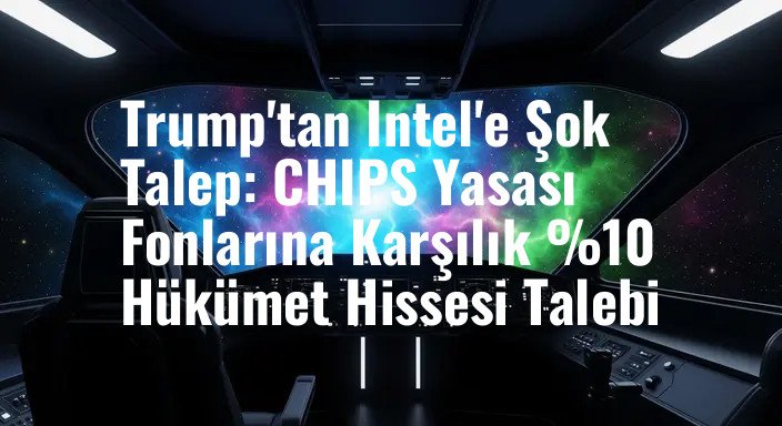 Trump'tan Intel'e Şok Talep: CHIPS Yasası Fonlarına Karşılık %10 Hükümet Hissesi Talebi