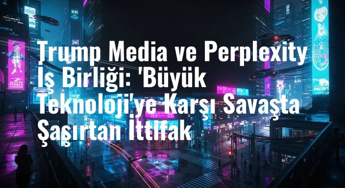 Trump Media ve Perplexity İş Birliği: 'Büyük Teknoloji'ye Karşı Savaşta Şaşırtan İttifak