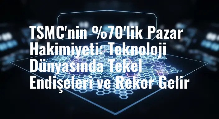TSMC'nin %70'lik Pazar Hakimiyeti: Teknoloji Dünyasında Tekel Endişeleri ve Rekor Gelir