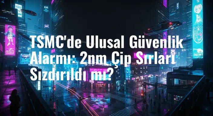 TSMC'de Ulusal Güvenlik Alarmı: 2nm Çip Sırları Sızdırıldı mı?
