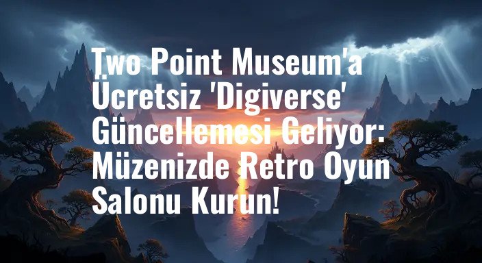 Two Point Museum'a Ücretsiz 'Digiverse' Güncellemesi Geliyor: Müzenizde Retro Oyun Salonu Kurun!