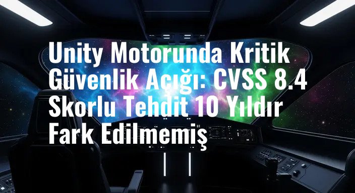 Unity Motorunda Kritik Güvenlik Açığı: CVSS 8.4 Skorlu Tehdit 10 Yıldır Fark Edilmemiş