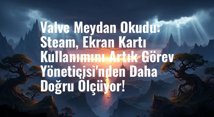 Valve Meydan Okudu: Steam, Ekran Kartı Kullanımını Artık Görev Yöneticisi'nden Daha Doğru Ölçüyor!