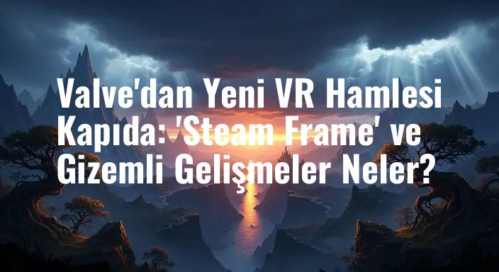 Valve'dan Yeni VR Hamlesi Kapıda: 'Steam Frame' ve Gizemli Gelişmeler Neler?