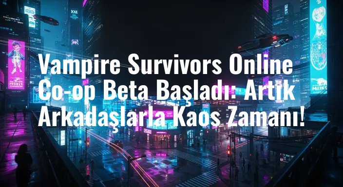 Vampire Survivors Online Co-op Beta Başladı: Artık Arkadaşlarla Kaos Zamanı!