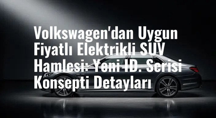 Volkswagen'dan Uygun Fiyatlı Elektrikli SUV Hamlesi: Yeni ID. Serisi Konsepti Detayları
