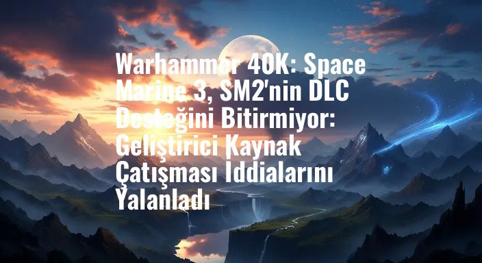 Warhammer 40K: Space Marine 3, SM2'nin DLC Desteğini Bitirmiyor: Geliştirici Kaynak Çatışması İddialarını Yalanladı