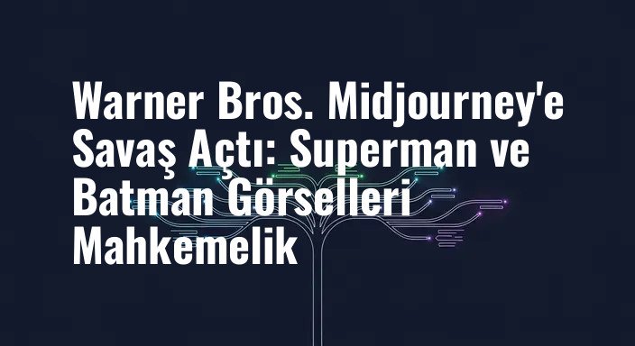 Warner Bros. Midjourney'e Savaş Açtı: Superman ve Batman Görselleri Mahkemelik