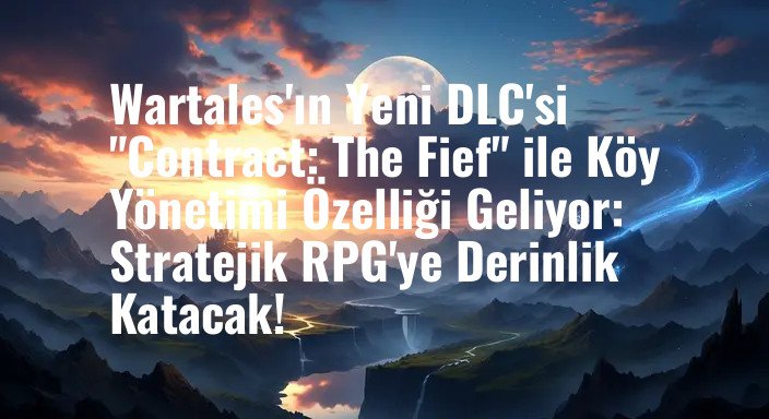Wartales'ın Yeni DLC'si "Contract: The Fief" ile Köy Yönetimi Özelliği Geliyor: Stratejik RPG'ye Derinlik Katacak!