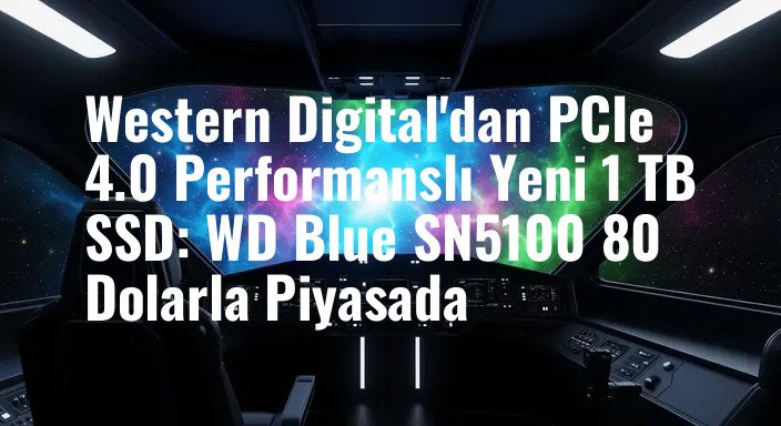 Western Digital'dan PCIe 4.0 Performanslı Yeni 1 TB SSD: WD Blue SN5100 80 Dolarla Piyasada