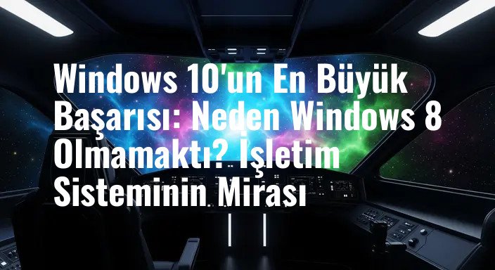 Windows 10'un En Büyük Başarısı: Neden Windows 8 Olmamaktı? İşletim Sisteminin Mirası