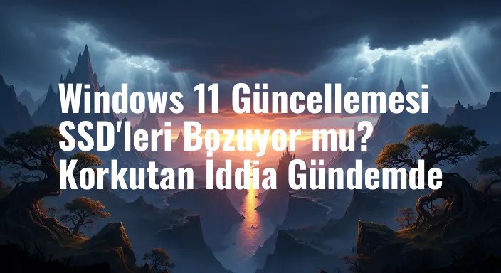 Windows 11 Güncellemesi SSD'leri Bozuyor mu? Korkutan İddia Gündemde