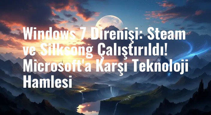 Windows 7 Direnişi: Steam ve Silksong Çalıştırıldı! Microsoft'a Karşı Teknoloji Hamlesi