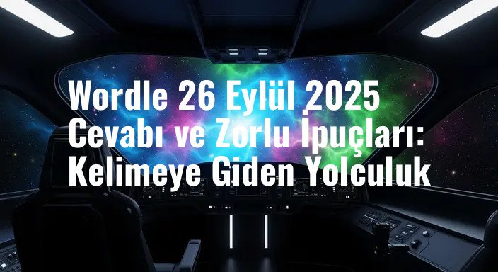 Wordle 26 Eylül 2025 Cevabı ve Zorlu İpuçları: Kelimeye Giden Yolculuk