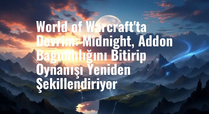 World of Warcraft'ta Devrim: Midnight, Addon Bağımlılığını Bitirip Oynanışı Yeniden Şekillendiriyor