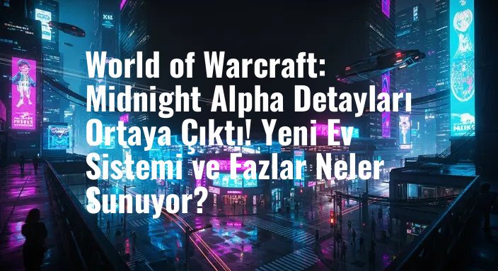 World of Warcraft: Midnight Alpha Detayları Ortaya Çıktı! Yeni Ev Sistemi ve Fazlar Neler Sunuyor?