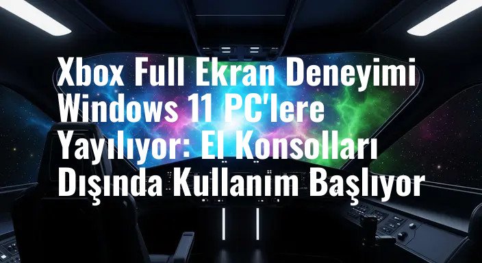 Xbox Full Ekran Deneyimi Windows 11 PC'lere Yayılıyor: El Konsolları Dışında Kullanım Başlıyor