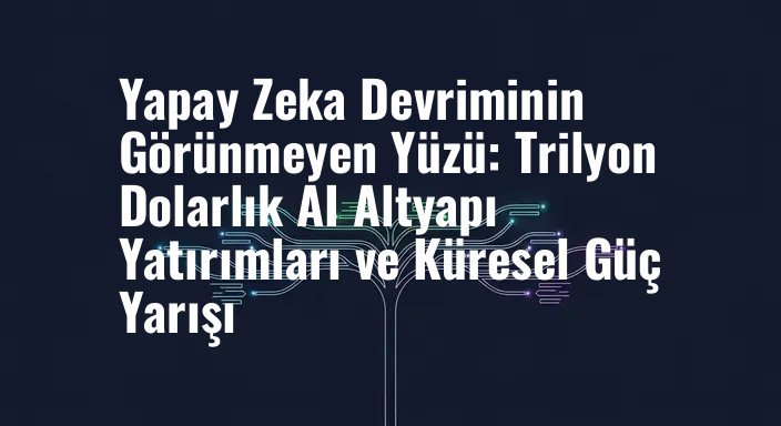 Yapay Zeka Devriminin Görünmeyen Yüzü: Trilyon Dolarlık AI Altyapı Yatırımları ve Küresel Güç Yarışı
