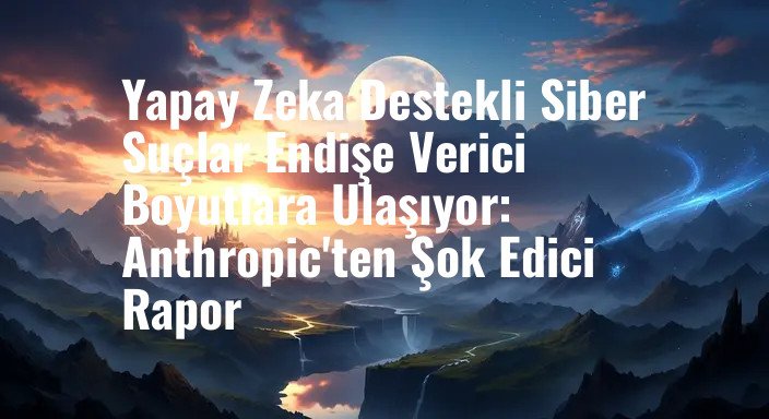 Yapay Zeka Destekli Siber Suçlar Endişe Verici Boyutlara Ulaşıyor: Anthropic'ten Şok Edici Rapor