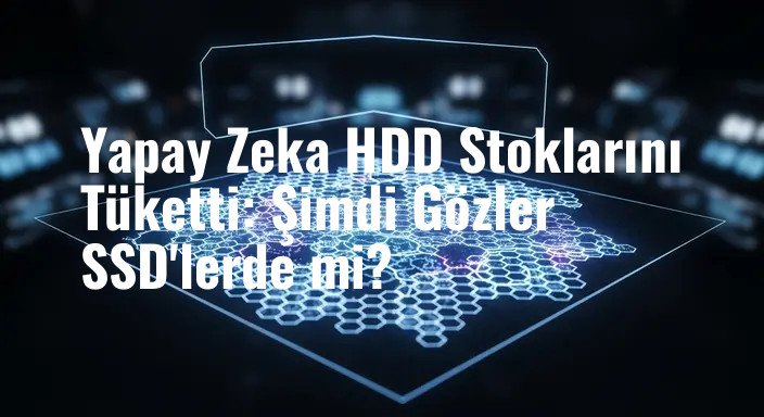 Yapay Zeka HDD Stoklarını Tüketti: Şimdi Gözler SSD'lerde mi?