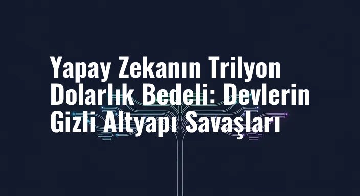 Yapay Zekanın Trilyon Dolarlık Bedeli: Devlerin Gizli Altyapı Savaşları