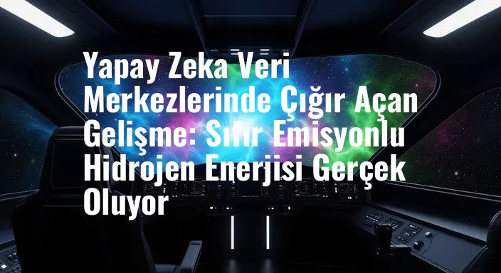 Yapay Zeka Veri Merkezlerinde Çığır Açan Gelişme: Sıfır Emisyonlu Hidrojen Enerjisi Gerçek Oluyor