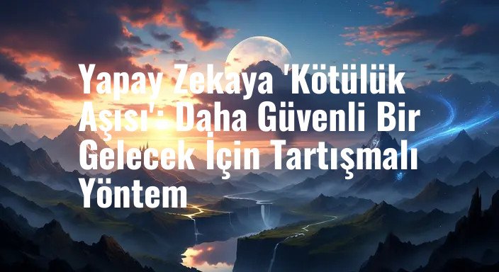 Yapay Zekaya 'Kötülük Aşısı': Daha Güvenli Bir Gelecek İçin Tartışmalı Yöntem