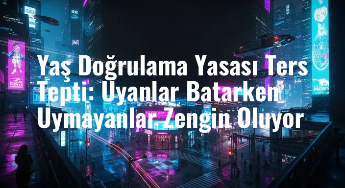 Yaş Doğrulama Yasası Ters Tepti: Uyanlar Batarken Uymayanlar Zengin Oluyor